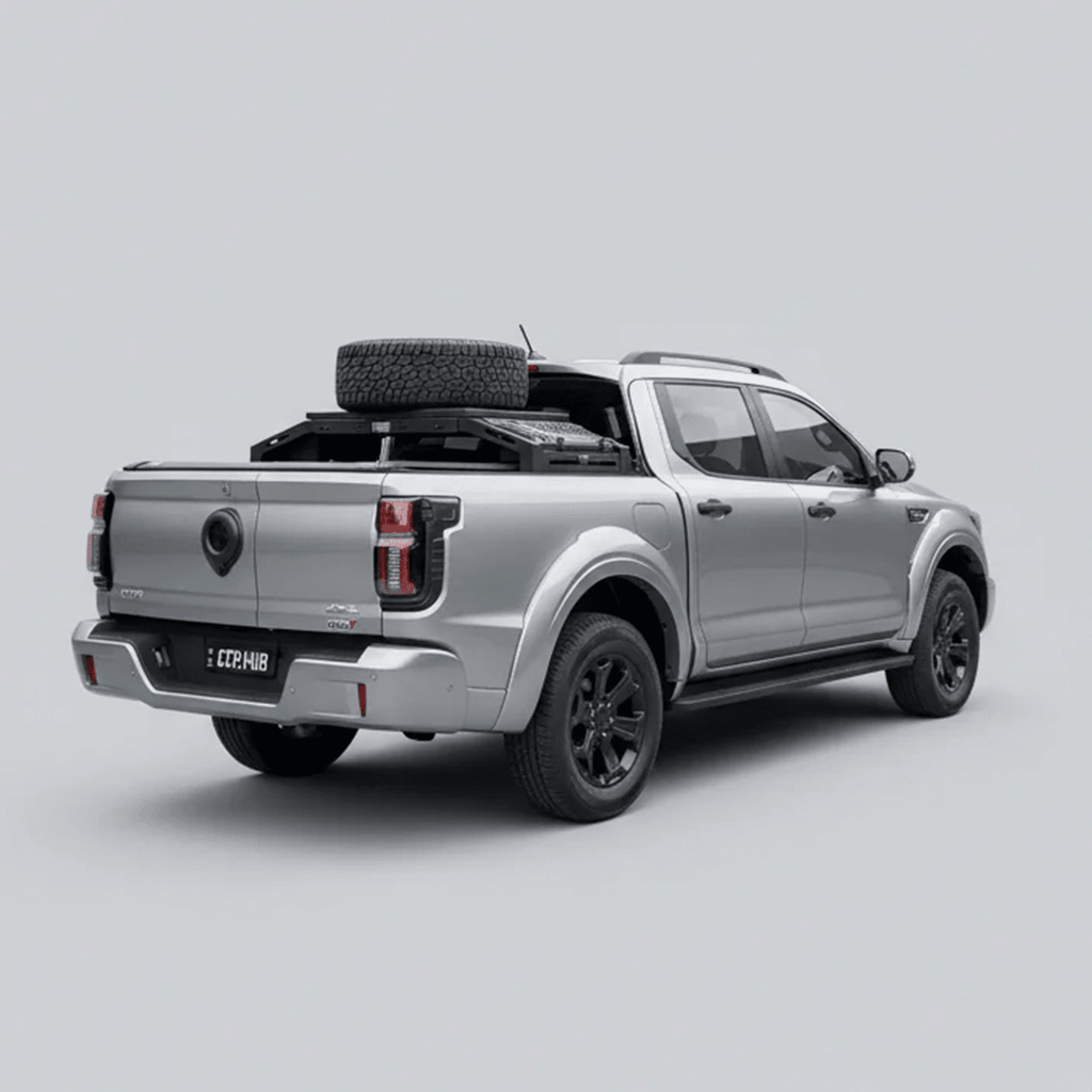 SAVAGE ROGUE TYRE/WHEEL CARRIER RACK WITH STORAGE PLATFORM image 7