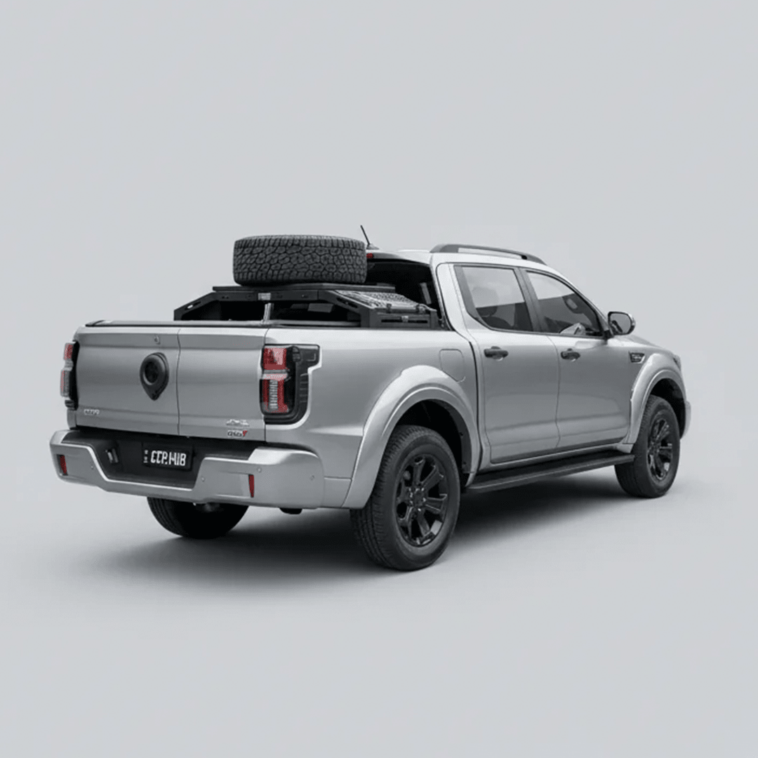 SAVAGE ROGUE TYRE/WHEEL CARRIER RACK WITH STORAGE PLATFORM image 7