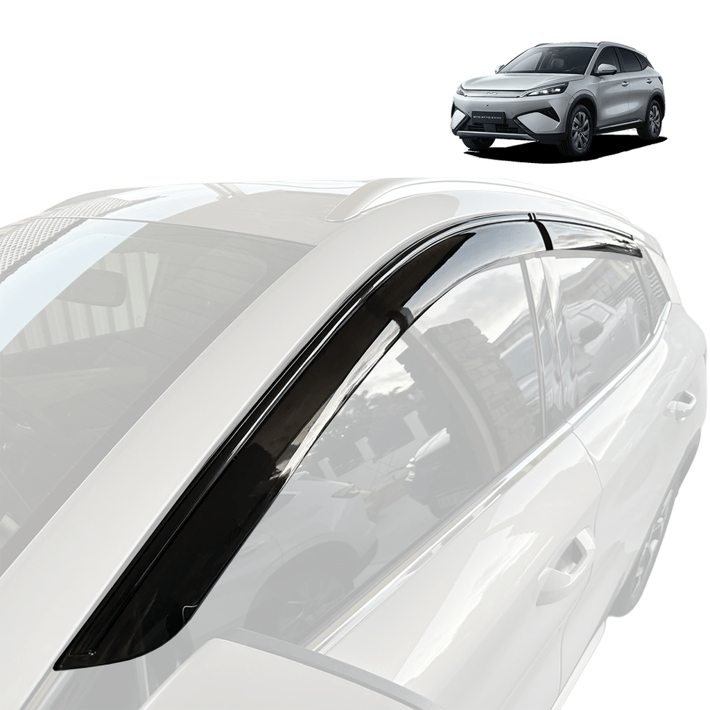 BYD ATTO3 PREMIUM TINTED WEATHERSHIELD (With Black Trim)