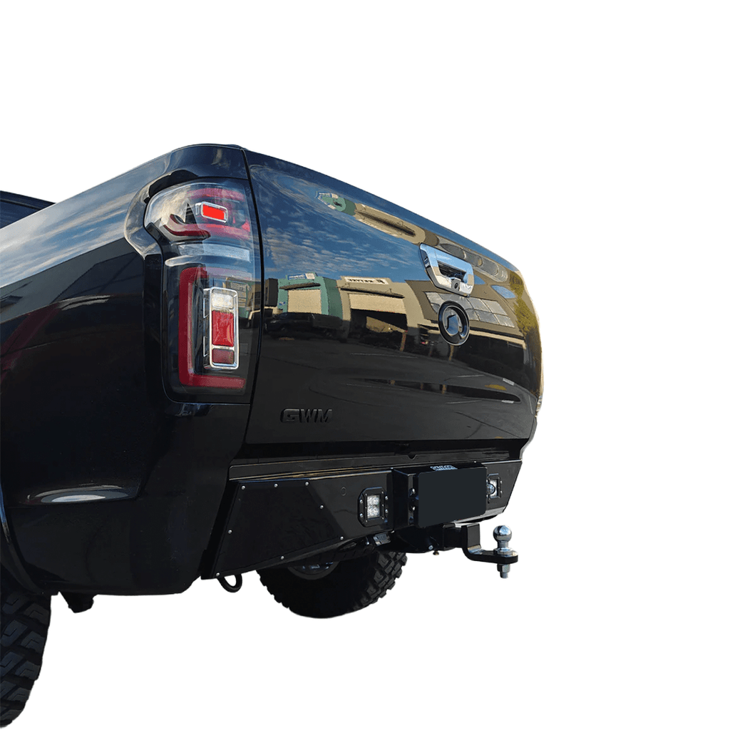 GWM CANNON SAVAGE VERT REAR BAR WITH TOW BAR HITCH RECEIVER
