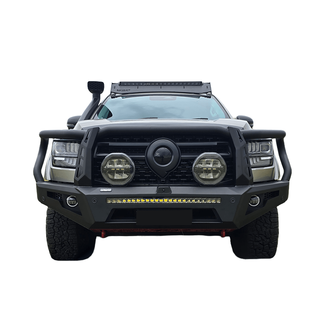 SAVAGE FORGED RAMPAGE HOOPED BULL BAR - GWM ALPHA 2024+ DIESEL, HEV & PHEV image 5