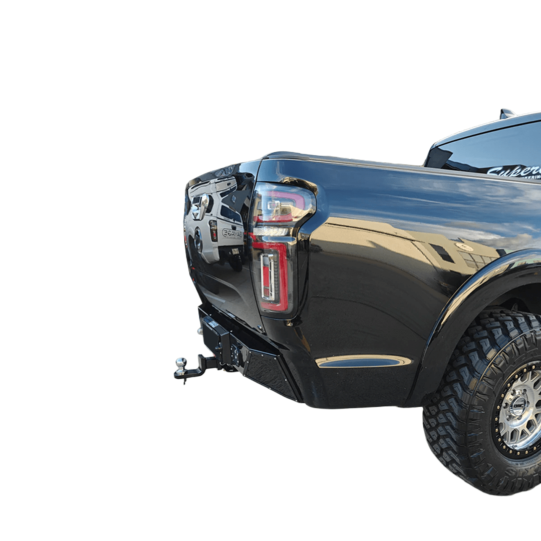 GWM CANNON SAVAGE VERT REAR BAR WITH TOW BAR HITCH RECEIVER