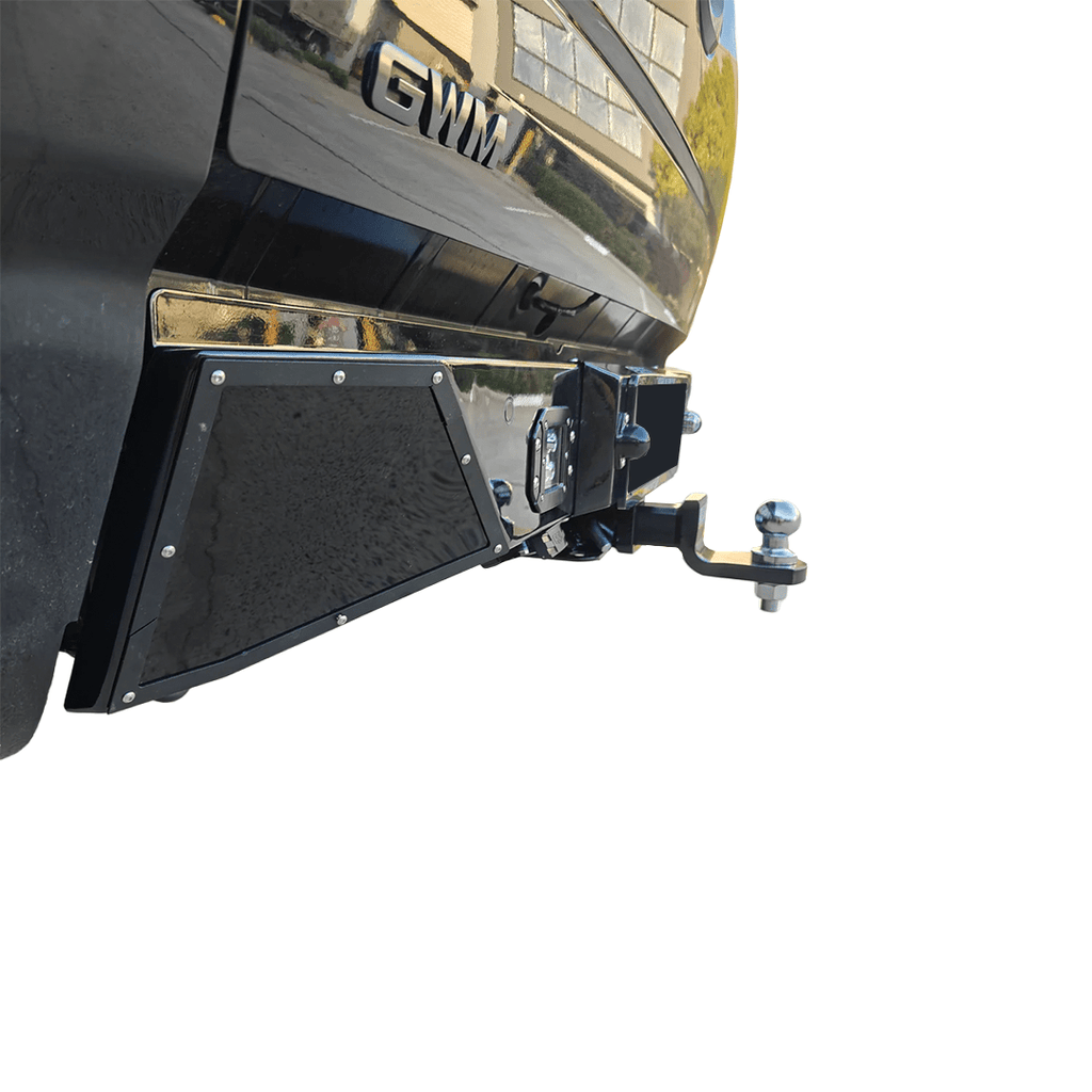 GWM CANNON SAVAGE VERT REAR BAR WITH TOW BAR HITCH RECEIVER