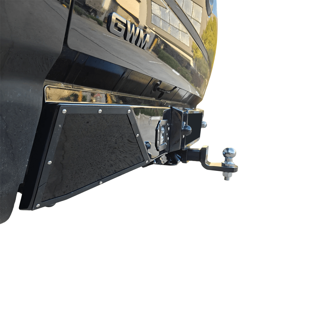 GWM CANNON SAVAGE VERT REAR BAR WITH TOW BAR HITCH RECEIVER