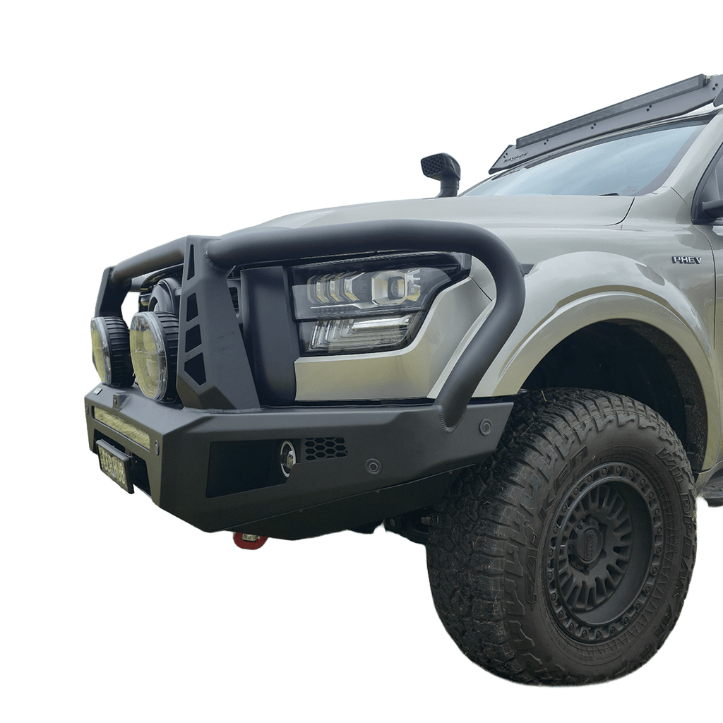 SAVAGE FORGED RAMPAGE HOOPED BULL BAR - GWM ALPHA 2024+ DIESEL, HEV & PHEV image 4