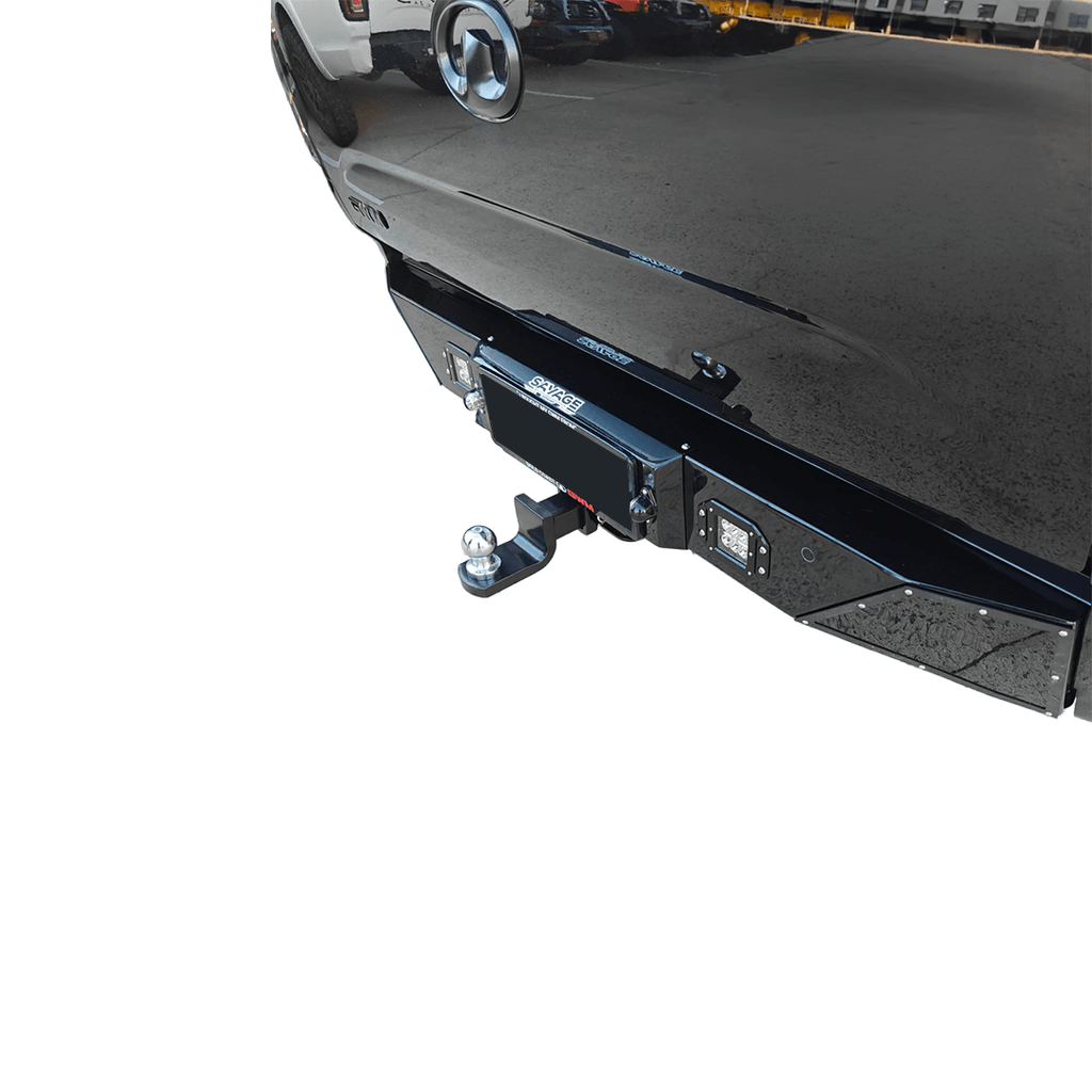 GWM CANNON SAVAGE VERT REAR BAR WITH TOW BAR HITCH RECEIVER