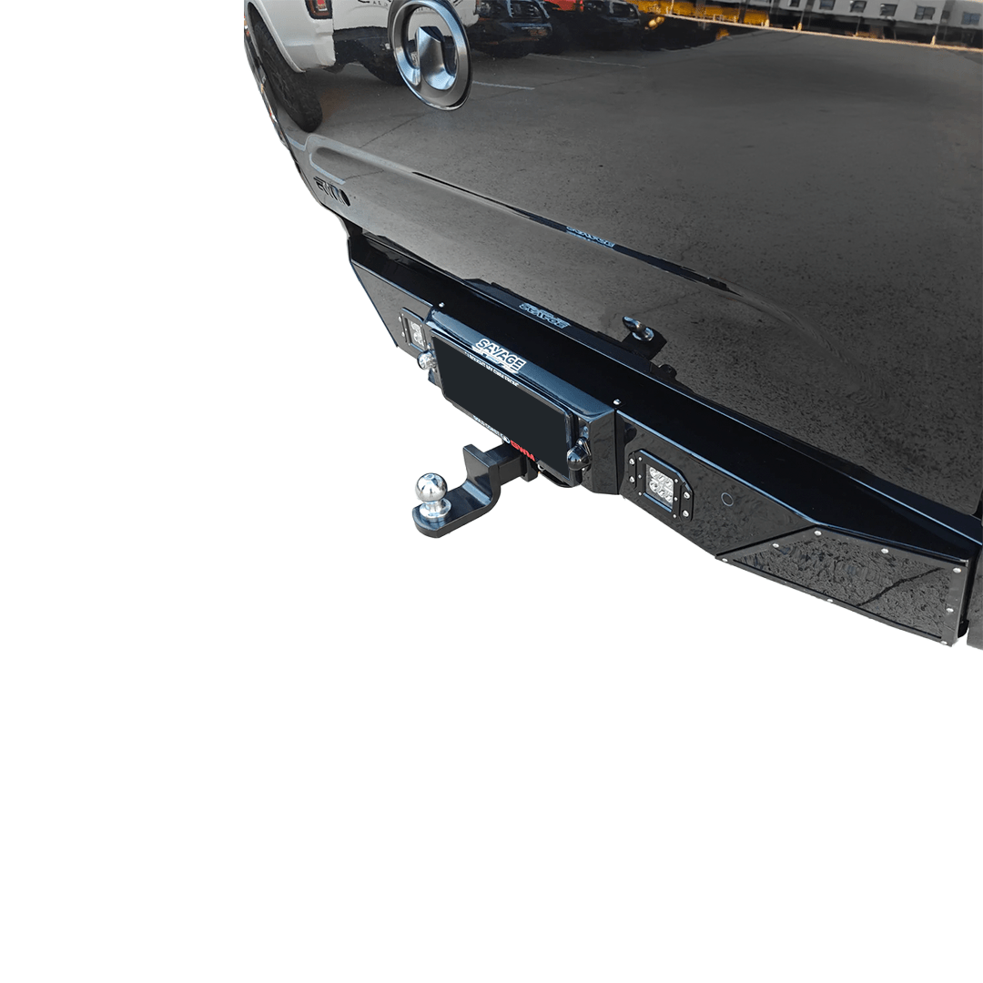 GWM CANNON SAVAGE VERT REAR BAR WITH TOW BAR HITCH RECEIVER