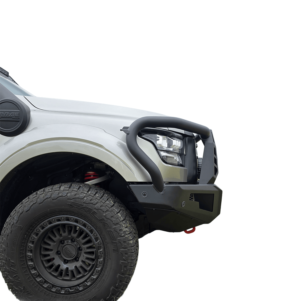 SAVAGE FORGED RAMPAGE HOOPED BULL BAR - GWM ALPHA 2024+ DIESEL, HEV & PHEV image 6