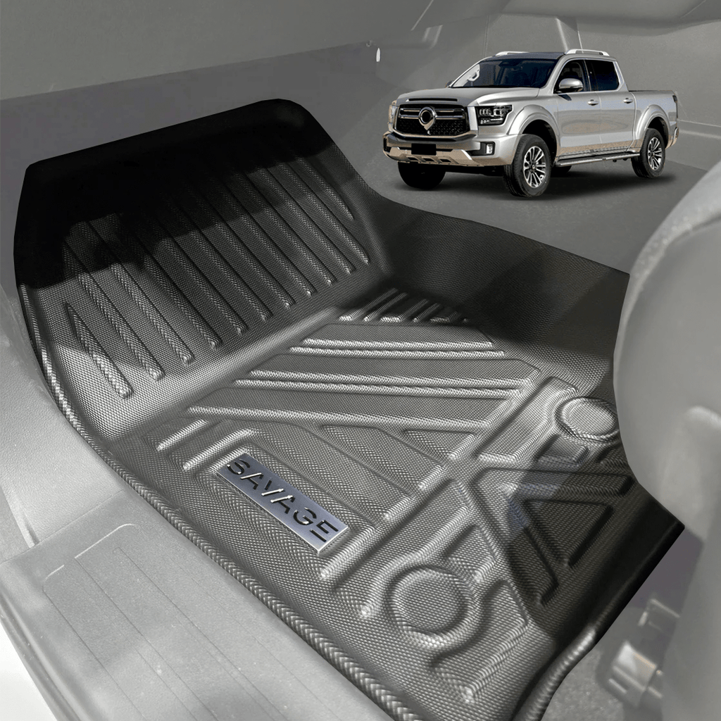 GWM ALPHA 3D MOULDED FLOOR MATS (NOT CANNON)
