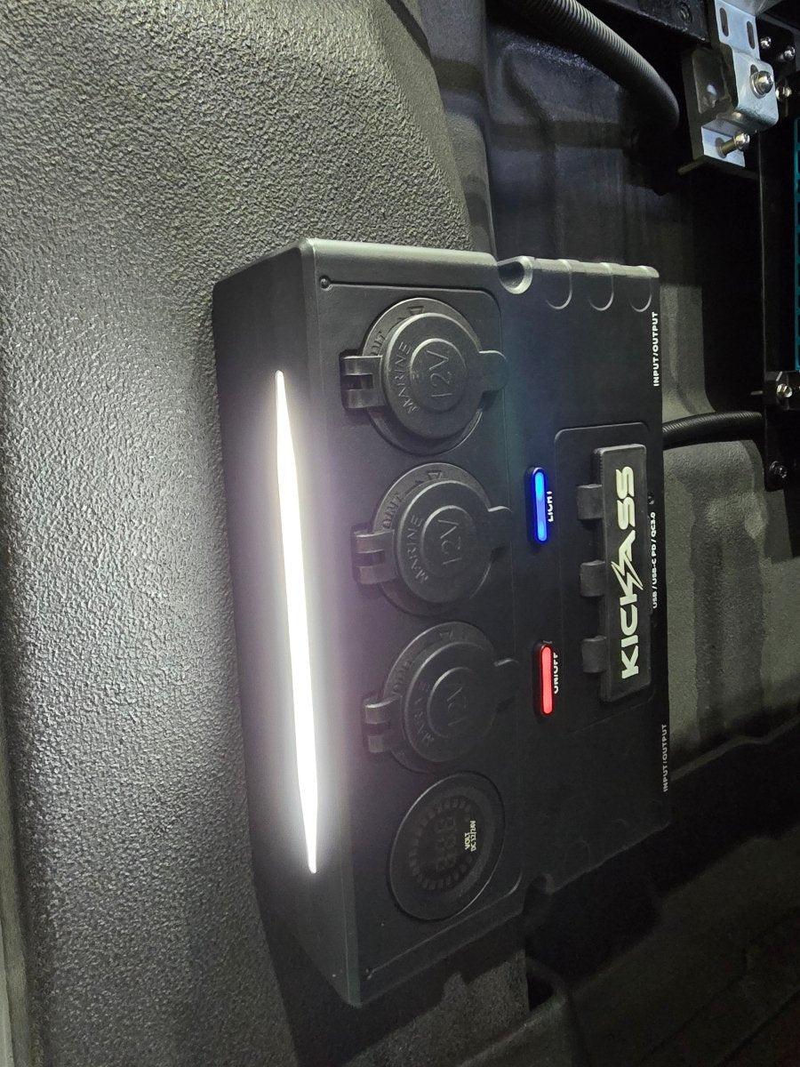 KICKASS MINI 12V CONTROL BOX - 2 x Anderson, 6 x USB & 3 x Cig Sockets image 3
