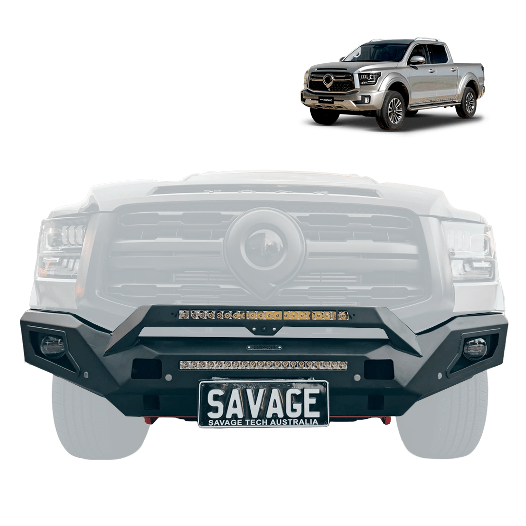 GWM ALPHA RAMPAGE HOOPLESS BULL BAR