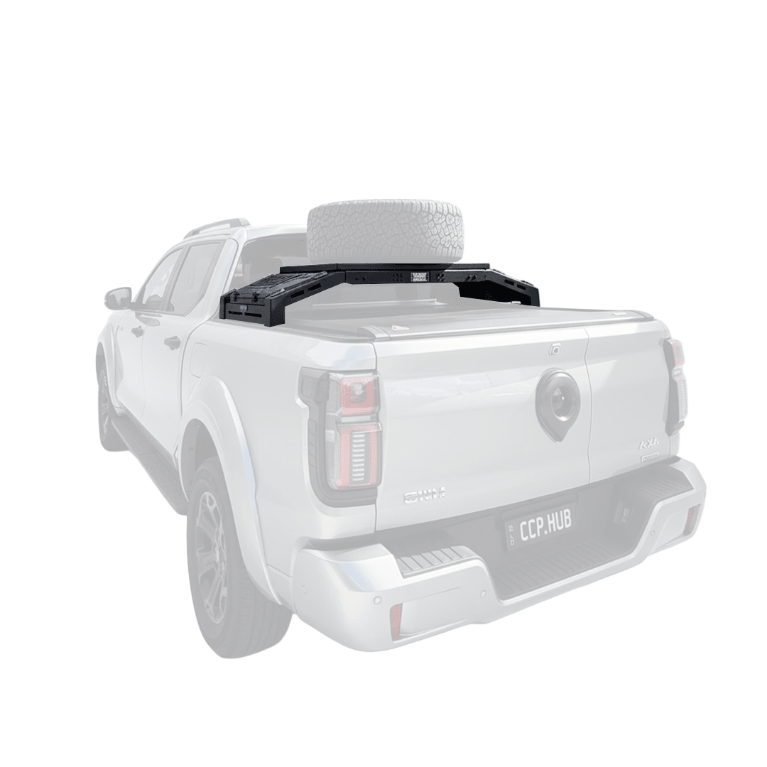 SAVAGE ROGUE TYRE/WHEEL CARRIER RACK WITH STORAGE PLATFORM image 3