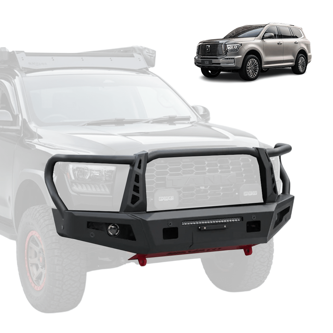 GWM TANK 500 ARMOUR FORGED BULL BAR (HOOPED)