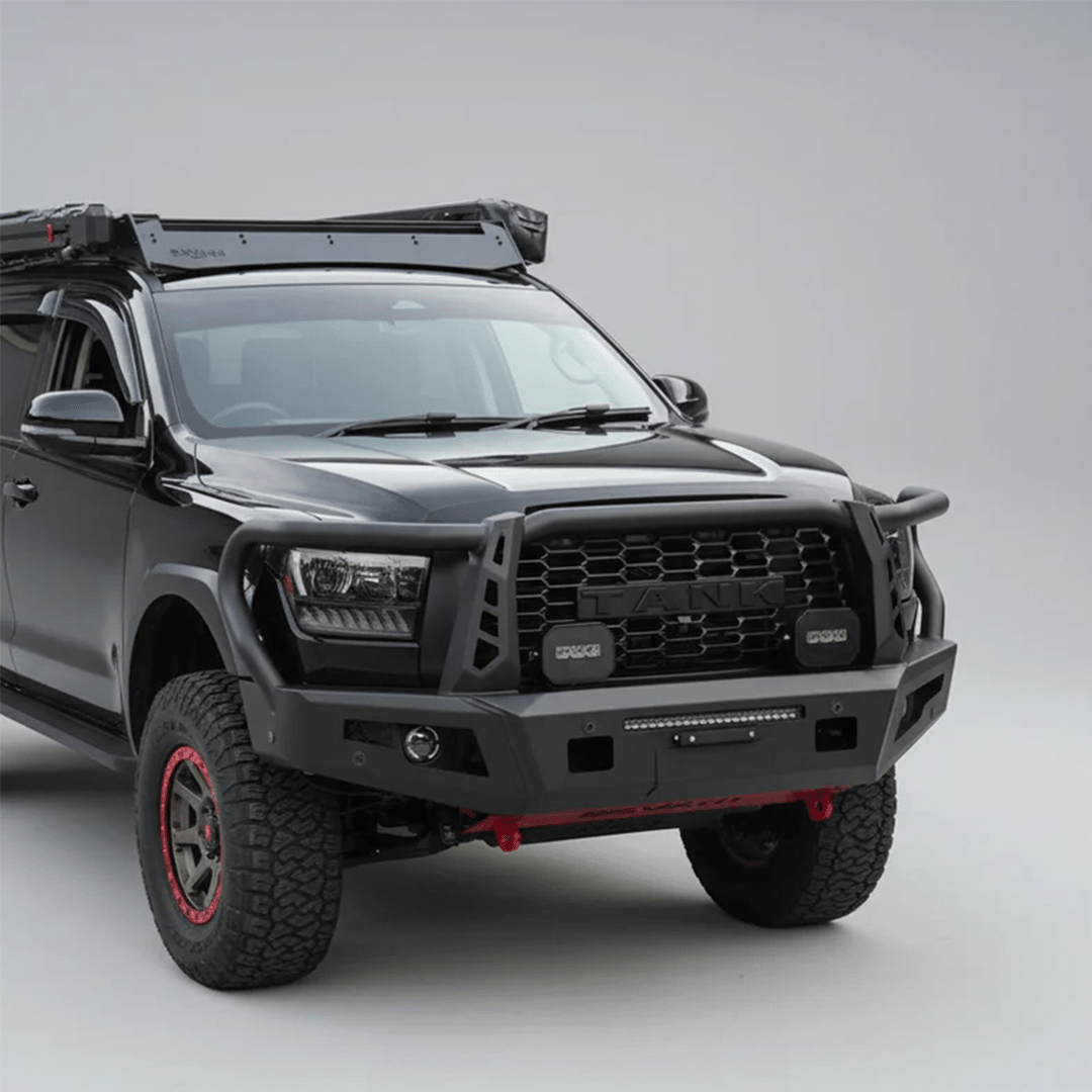 GWM TANK 500 ARMOUR FORGED BULL BAR (HOOPED) image 2