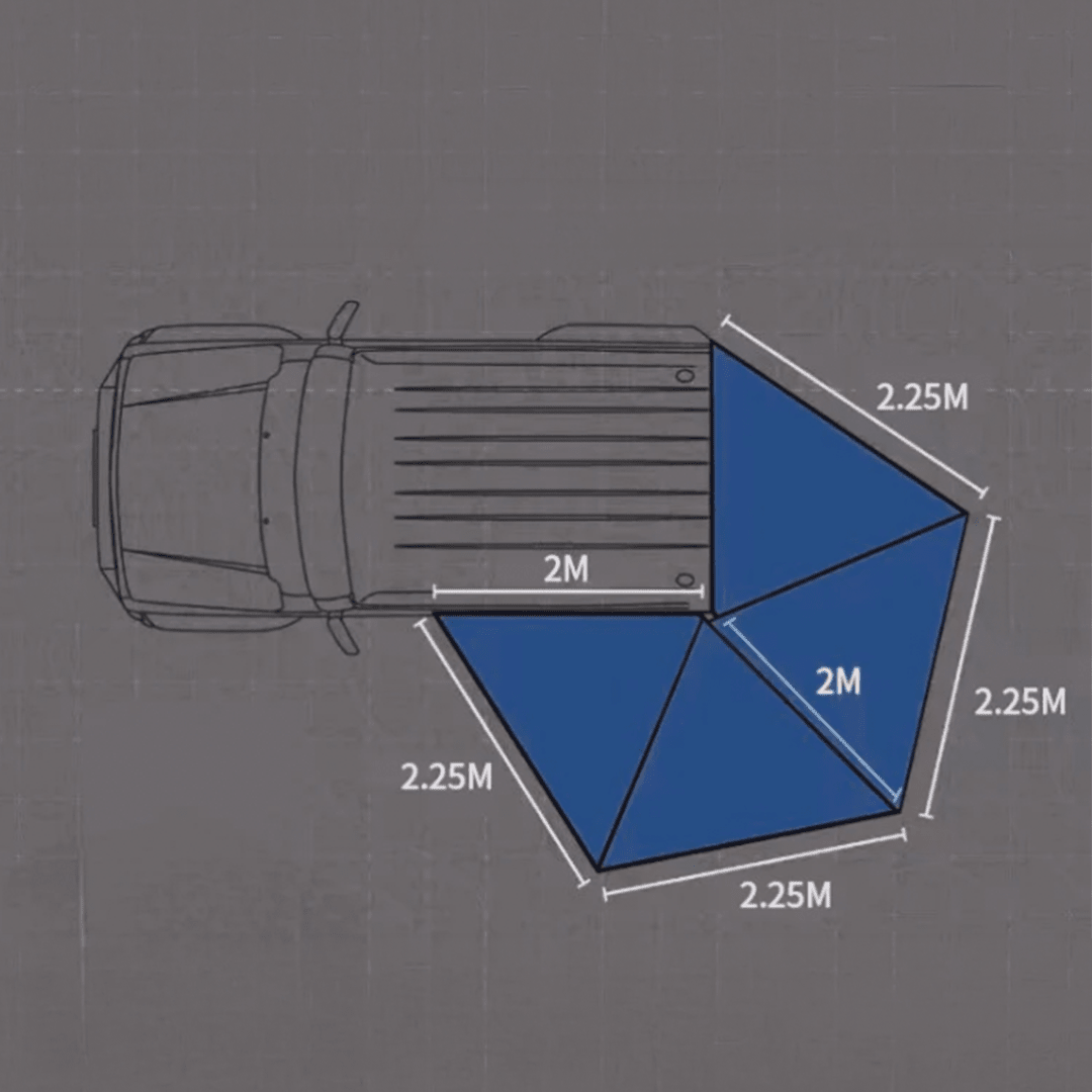 SAVAGE ROGUE 270° FREESTANDING AWNING 2M – ULTIMATE SHELTER FOR ADVENTURERS image 5