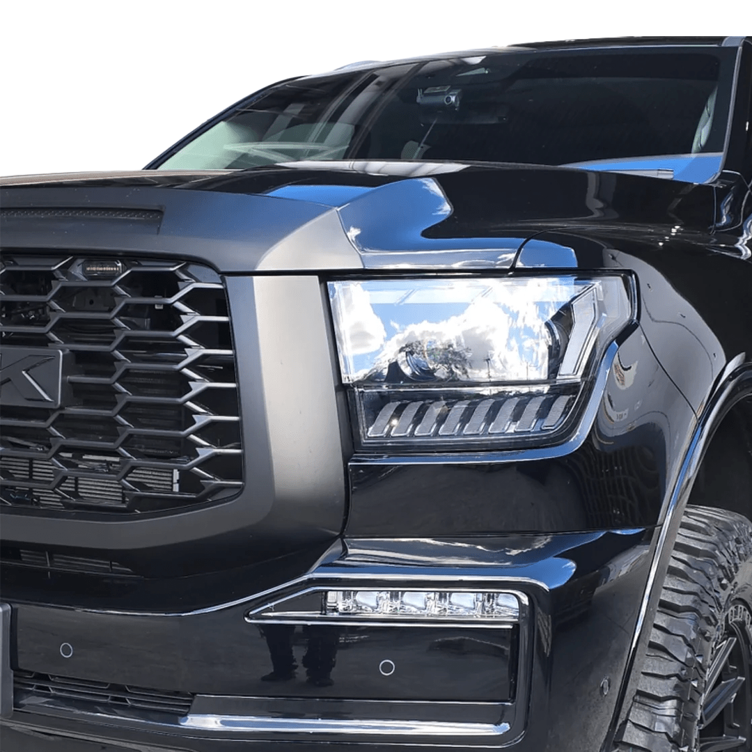 TANK 500 BLACKOUT FRONT FOG LIGHT SURROUNDS