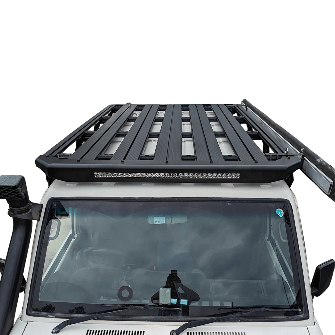 TOYOTA LAND CRUISER LC76 ROOF PLATFORM WITH INTEGRATED LIGHT BAR image 2