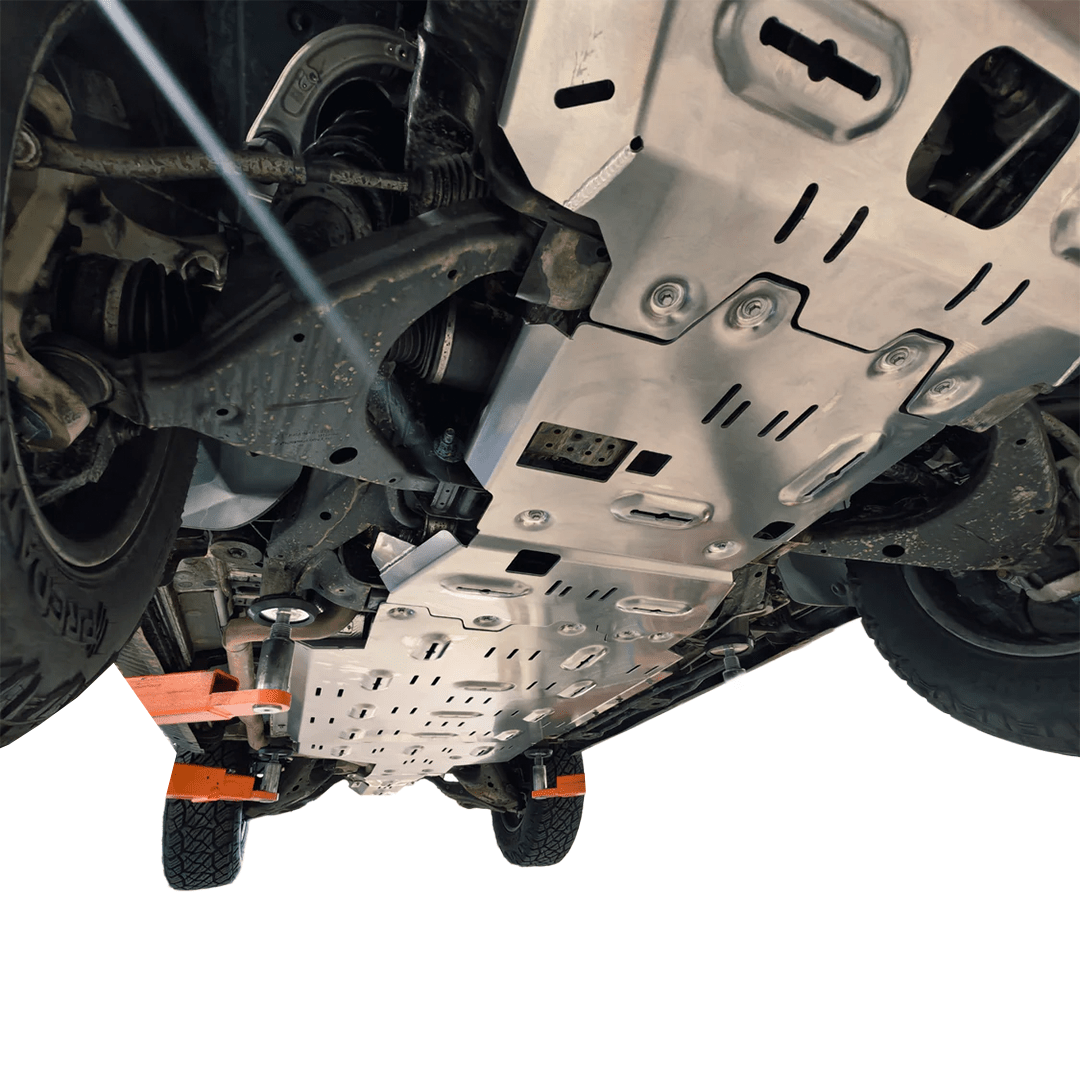 SAVAGE FULL ARMOUR ALUMINIUM UNDER BODY BASH PLATE PROTECTION KIT DENZA B5 2026+ image 5