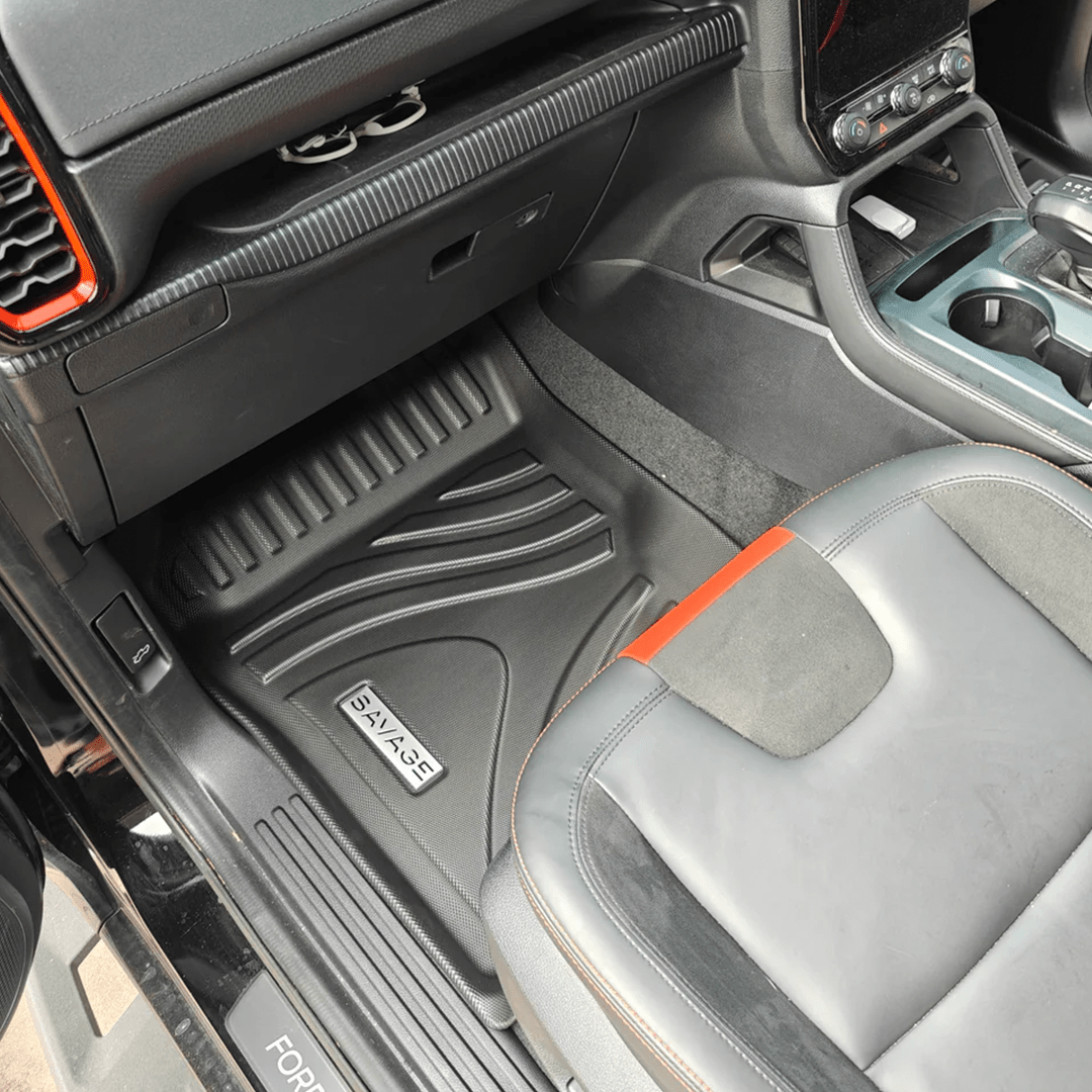 2023+ FORD RANGER NEXT GEN DEEP FLOOR MAT SET 3D MOULDED 3 PIECE image 5