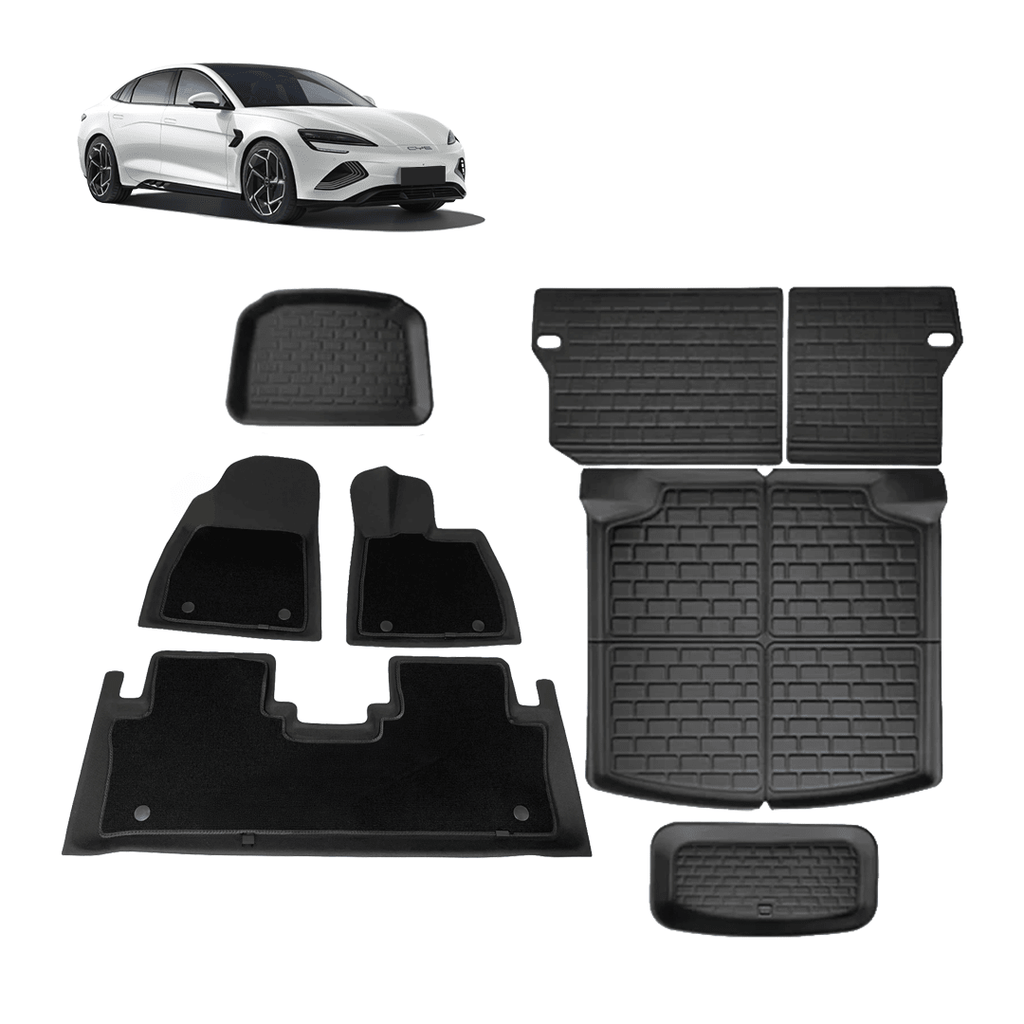 BYD SEAL 2024 11-PIECE FLOOR MAT KIT – PREMIUM PROTECTION WITH CARPET INSERT