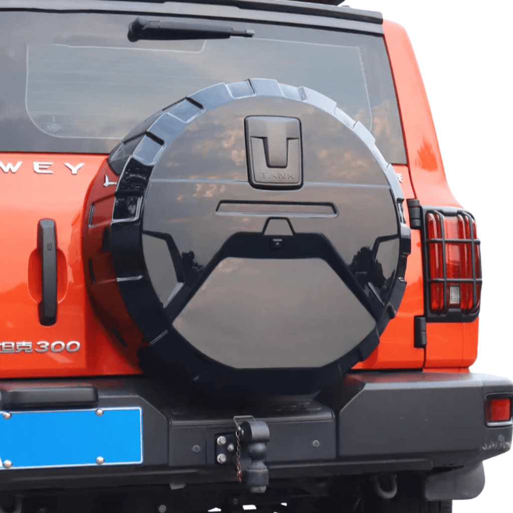 TANK 300 TYRE COVER WITH BLACK LOGO image 2