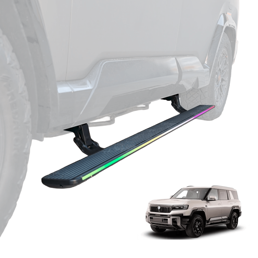SAVAGE ELECTRIC SMARTSTEPS SIDE STEPS WITH RGB STEP LIGHTING DENZA B8 2026+