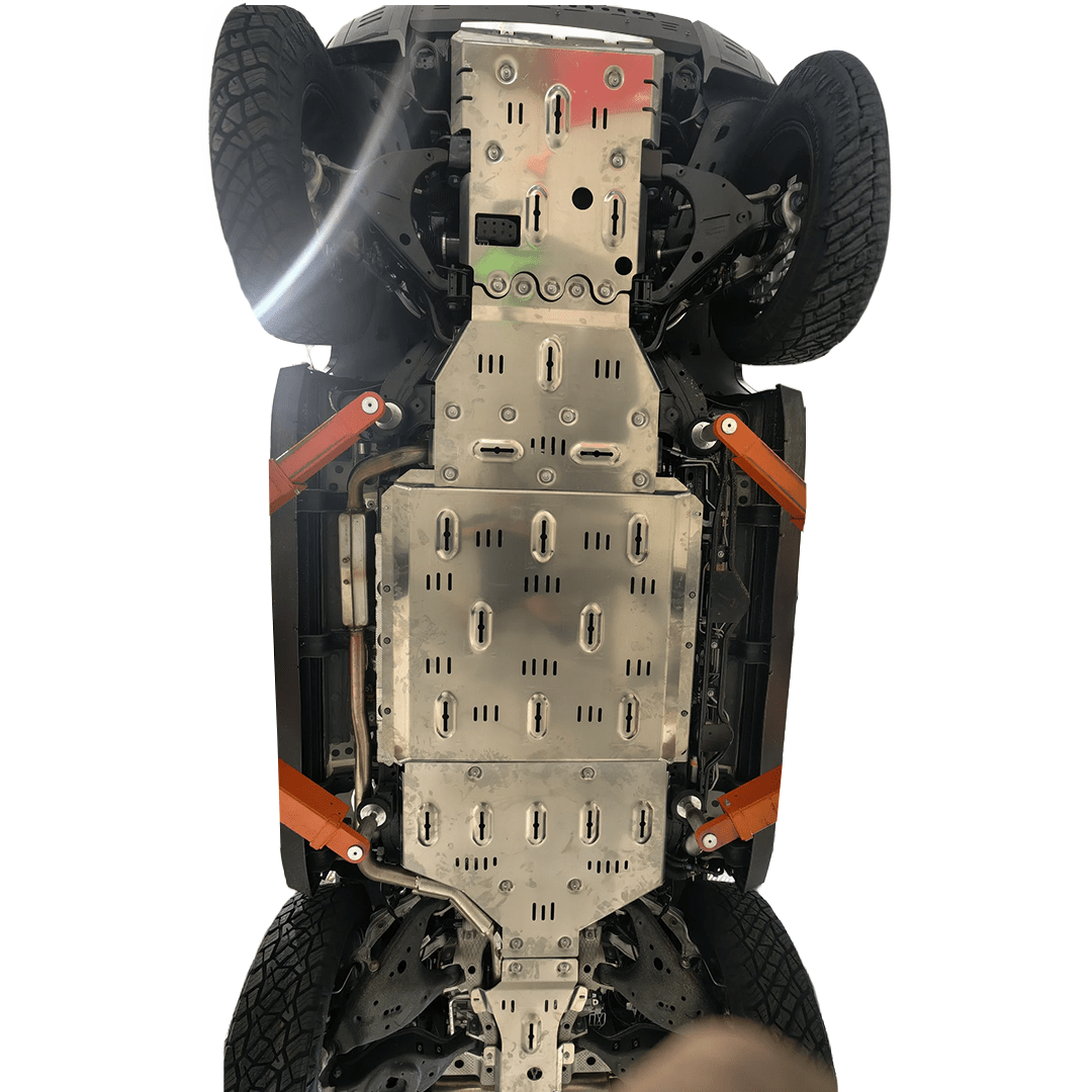 SAVAGE FULL ARMOUR ALUMINIUM UNDER BODY BASH PLATE PROTECTION KIT DENZA B8 2026+ image 2