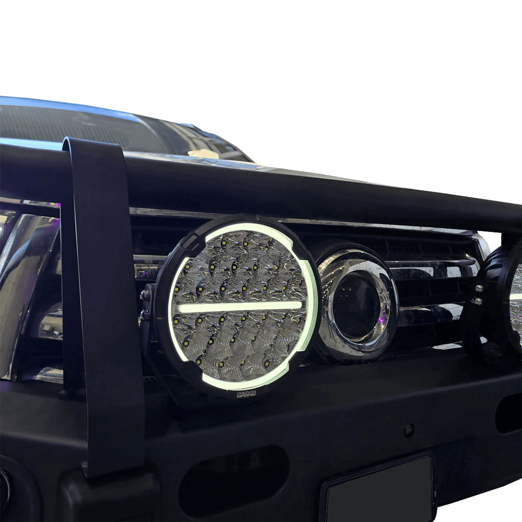 9" LED SAVAGE BLAZE SPOT LIGHT DRIVING LIGHTS (PAIR) image 4