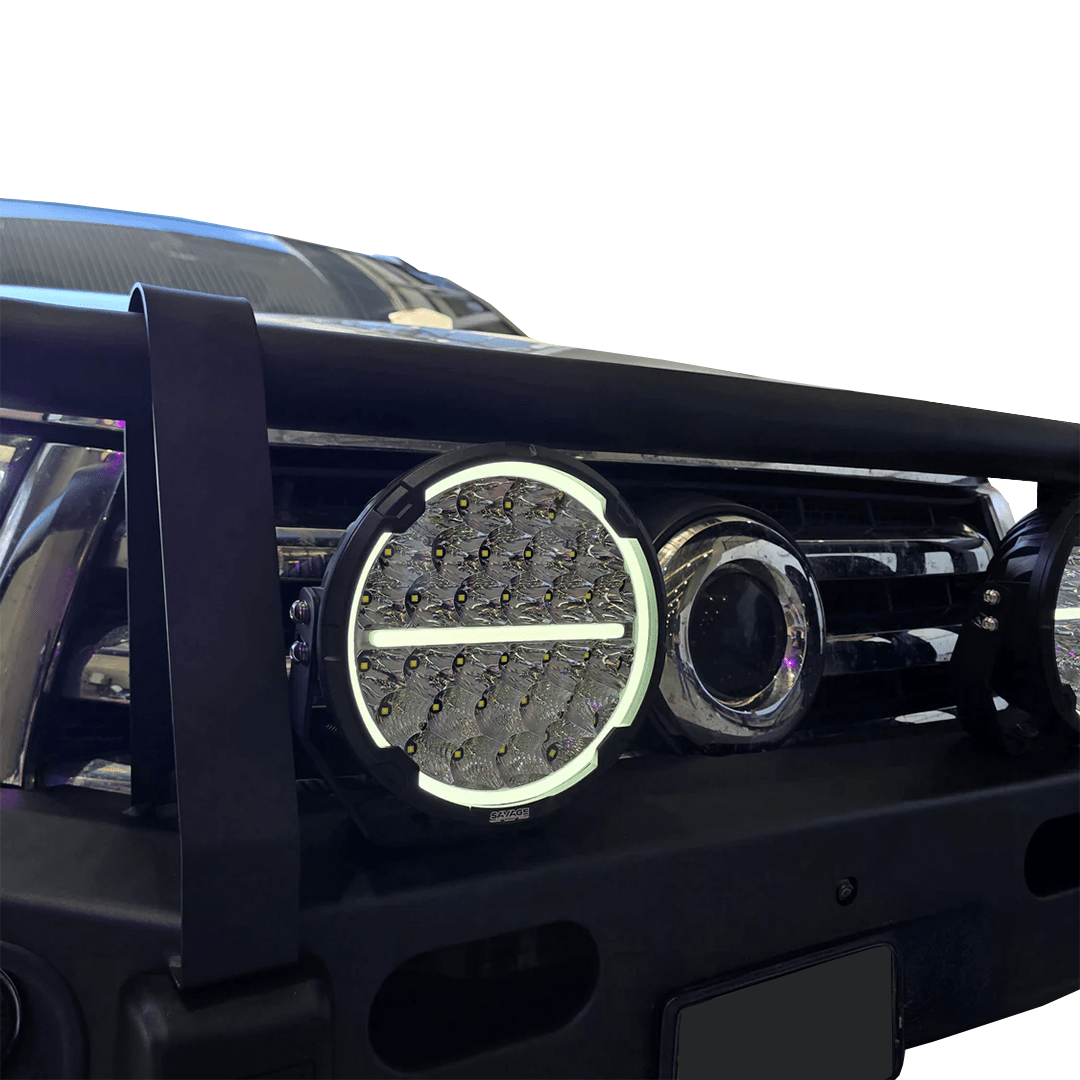 9" LED SAVAGE BLAZE SPOT LIGHT DRIVING LIGHTS (PAIR) image 4