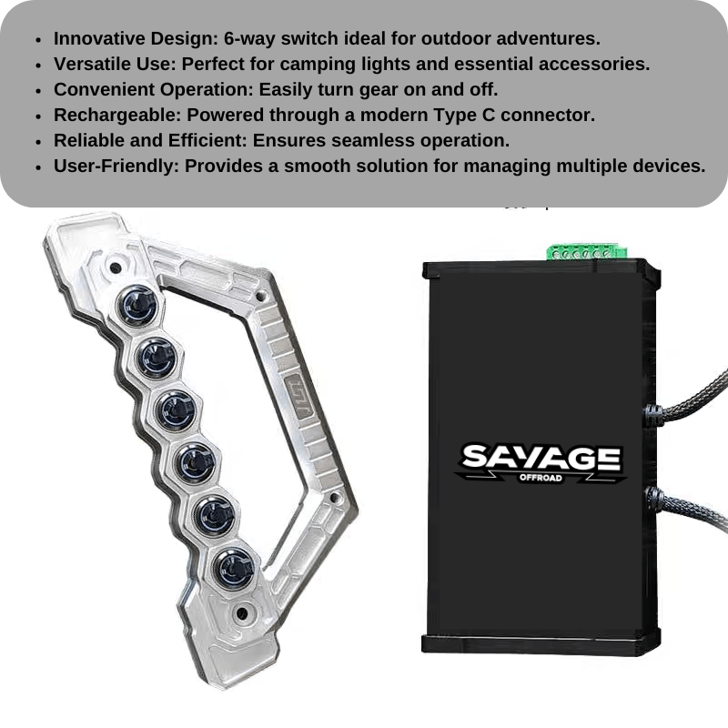 TANK 300 GRAB HANDLE 6 WAY LIGHT SWITCH image 4