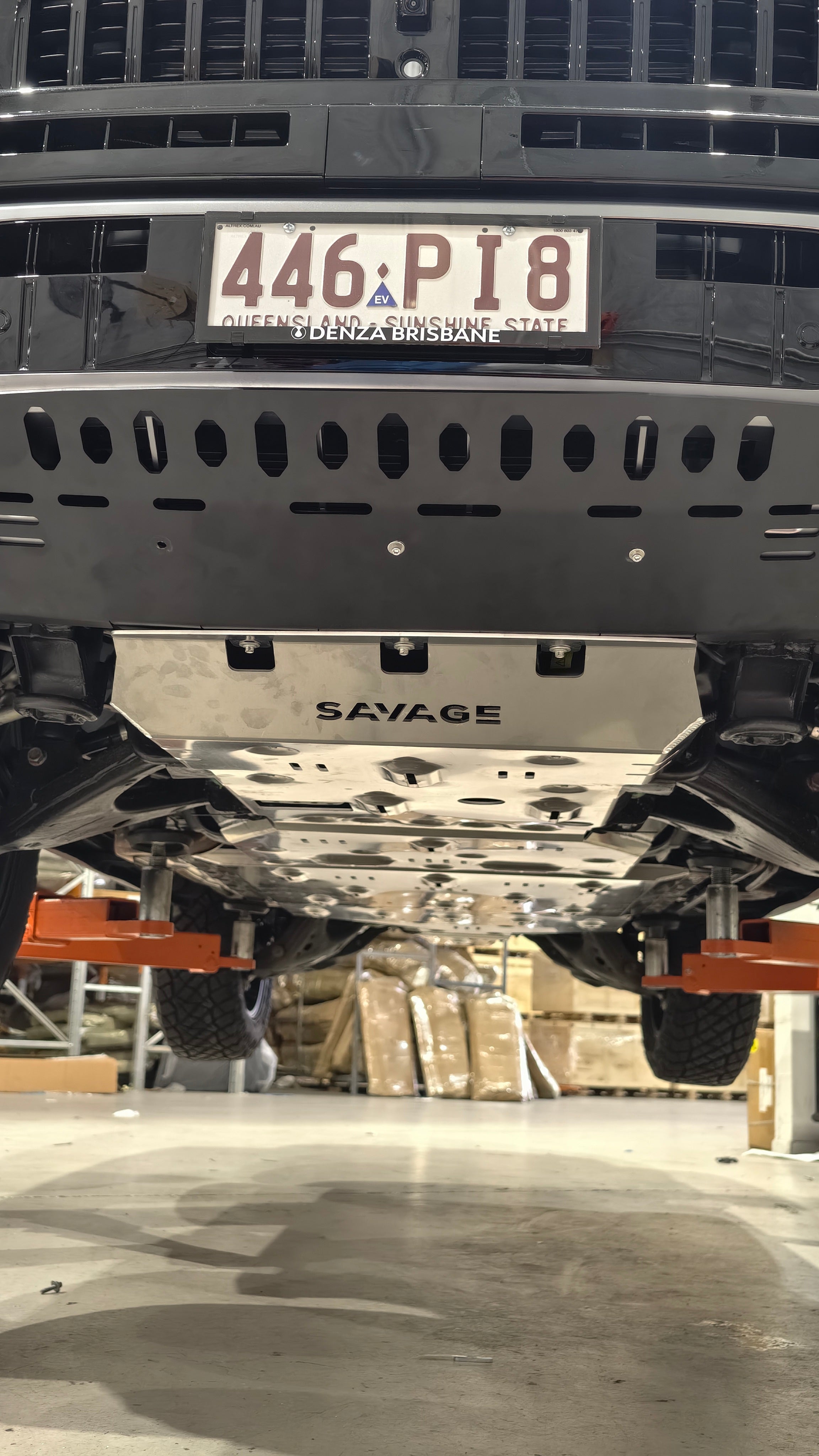 SAVAGE FULL ARMOUR ALUMINIUM UNDER BODY BASH PLATE KIT – DENZA B8 (2026+)