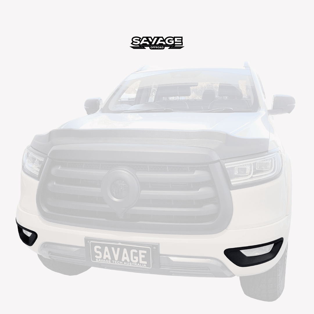 Gwm Cannon 2020-2024 (Pre Facelift) Fog Light Surround Black