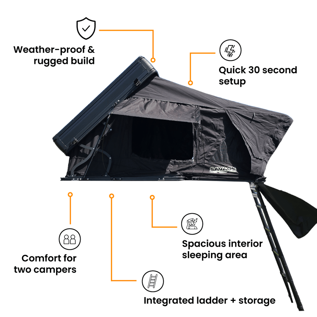 SAVAGE HARDSHELL ROOFTOP TENT image 2
