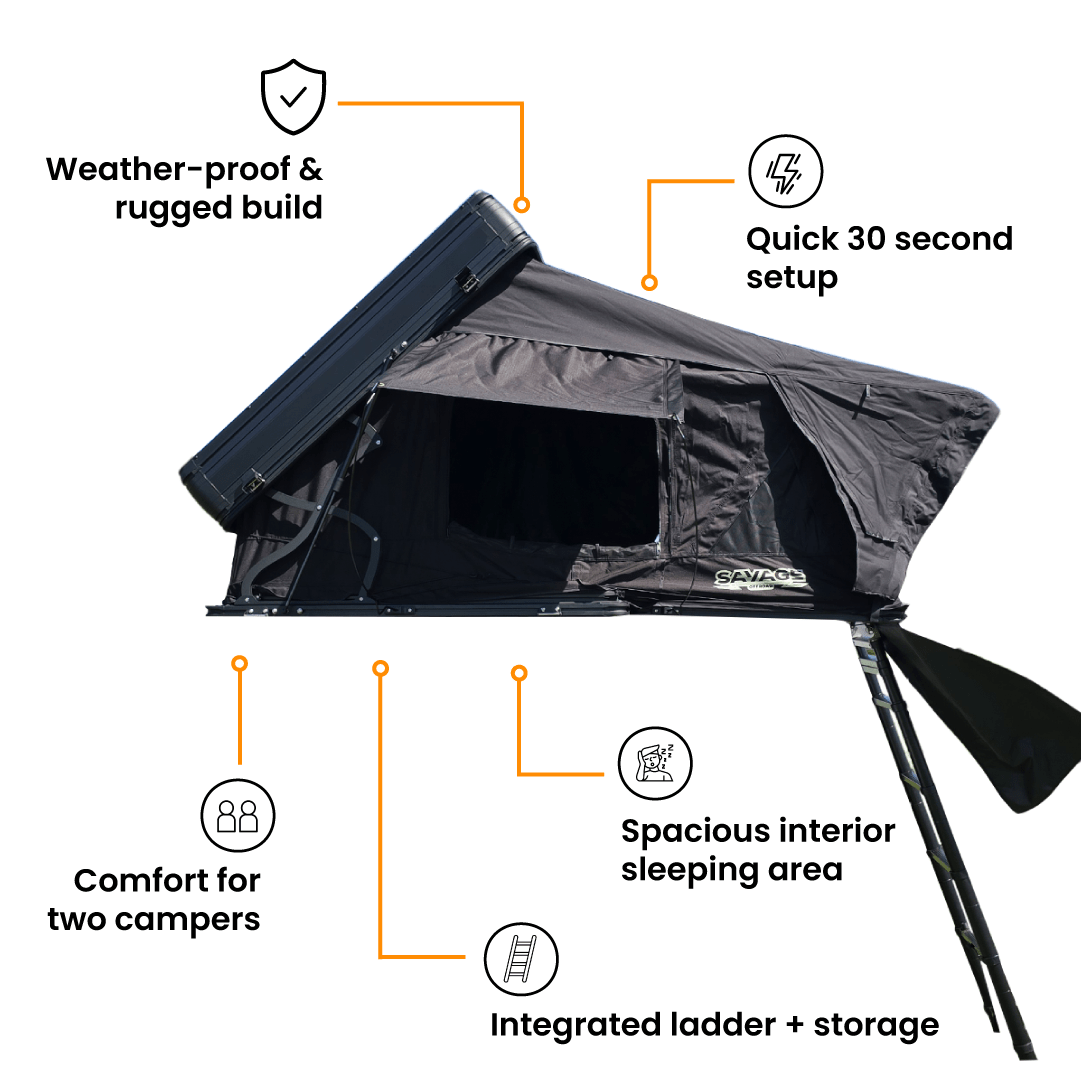 SAVAGE HARDSHELL ROOFTOP TENT image 2