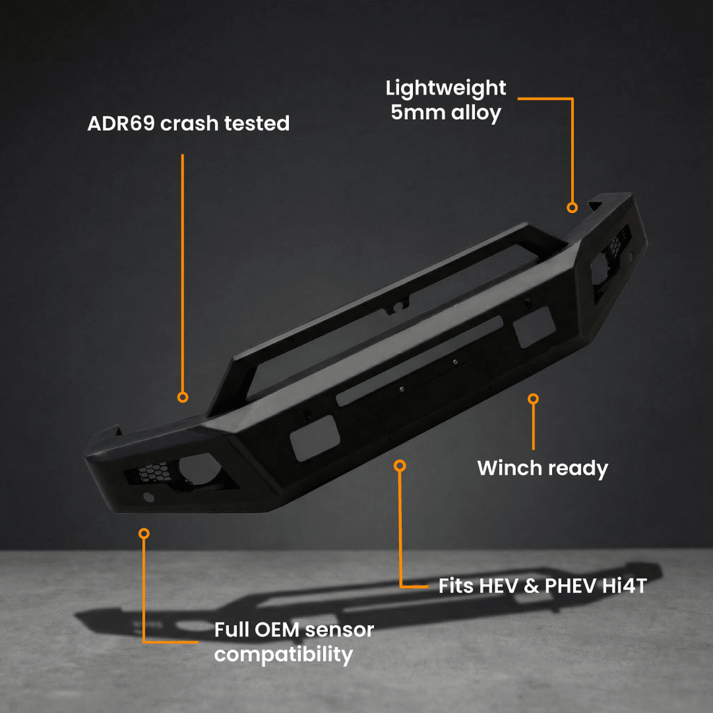 GWM TANK 500 ARMOUR FORGED HOOPLESS BULL BAR image 2