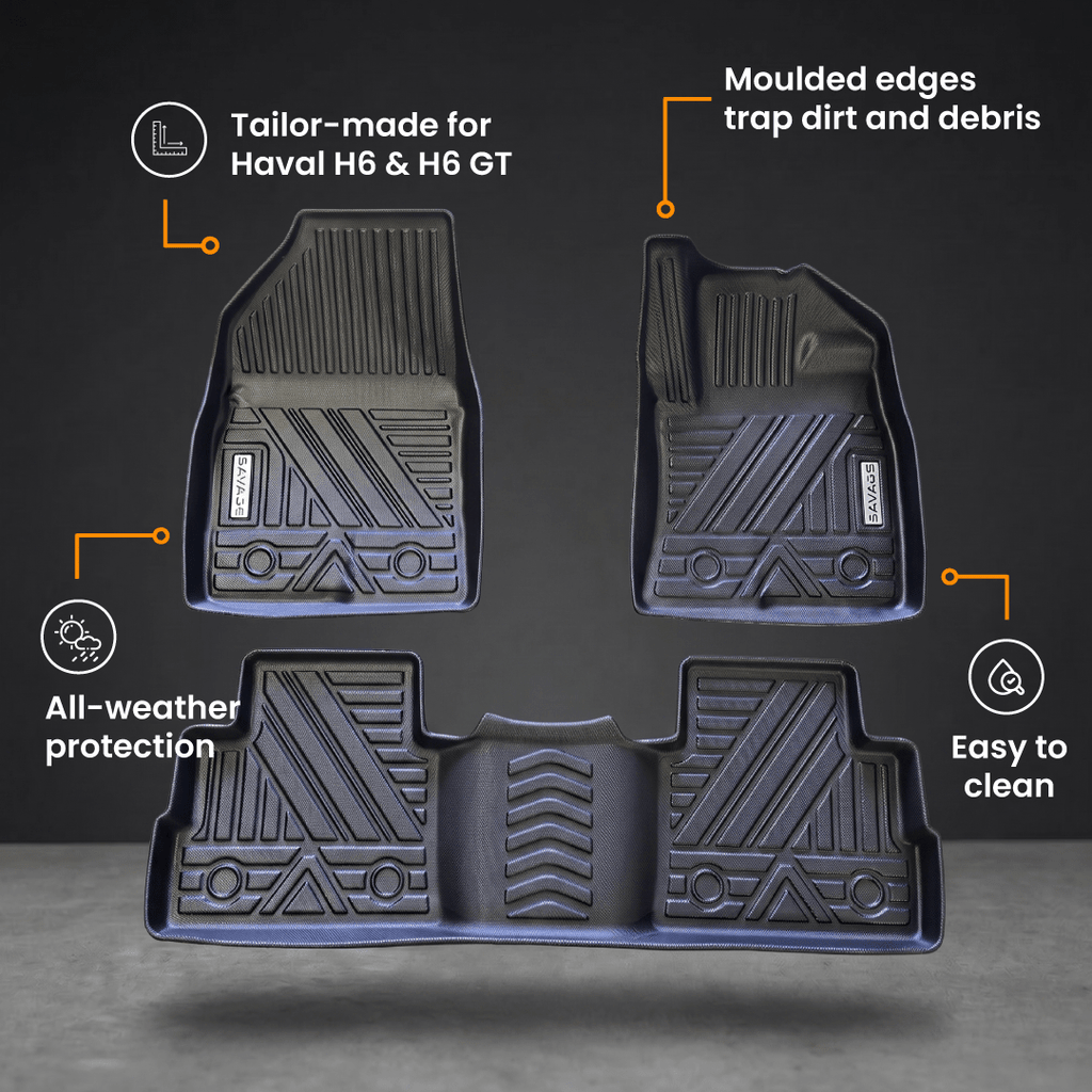 Haval H6 & H6 GT 3D Deep Floor Mats image 2