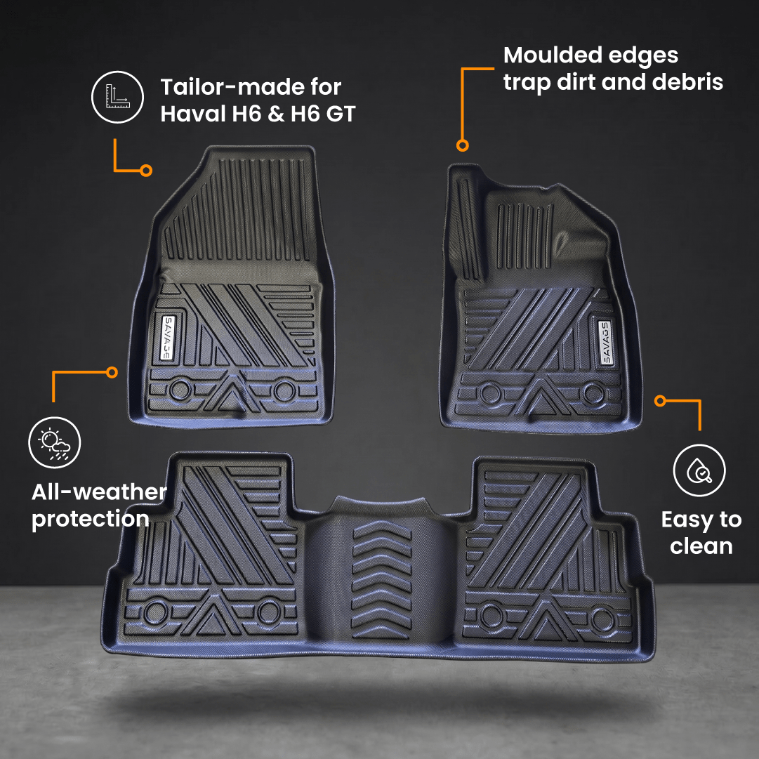 Haval H6 & H6 GT 3D Deep Floor Mats image 2