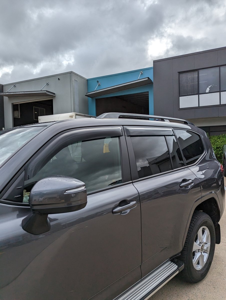 TOYOTA LC300 WEATHER SHIELDS TINTED image 4