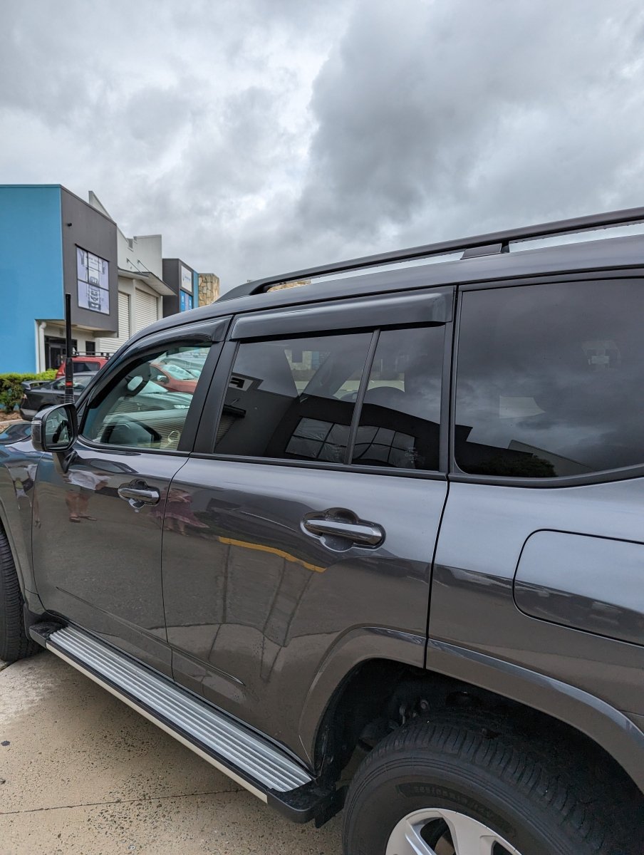 TOYOTA LC300 WEATHER SHIELDS TINTED image 3