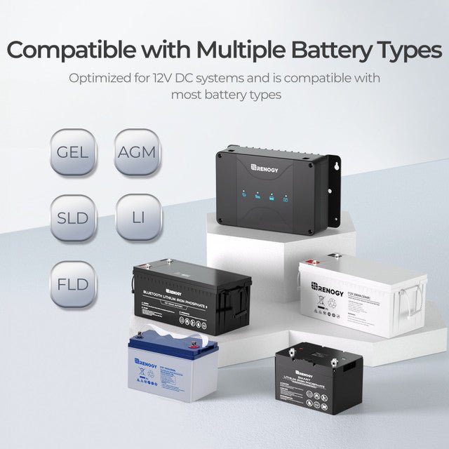 RENOGY 12V 30A Dual Input DC to DC Battery Charger with MPPT image 3