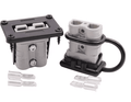 2x 50A ANDERSON PLUGS WITH FLUSH MOUNT & COVERS