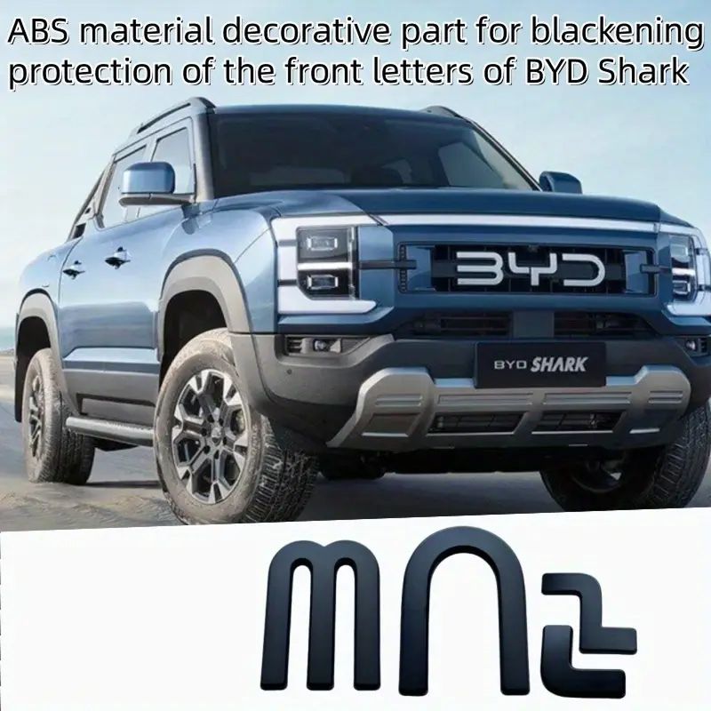 BYD Shark 6 Front-Grille Blackout Emblem Sticker