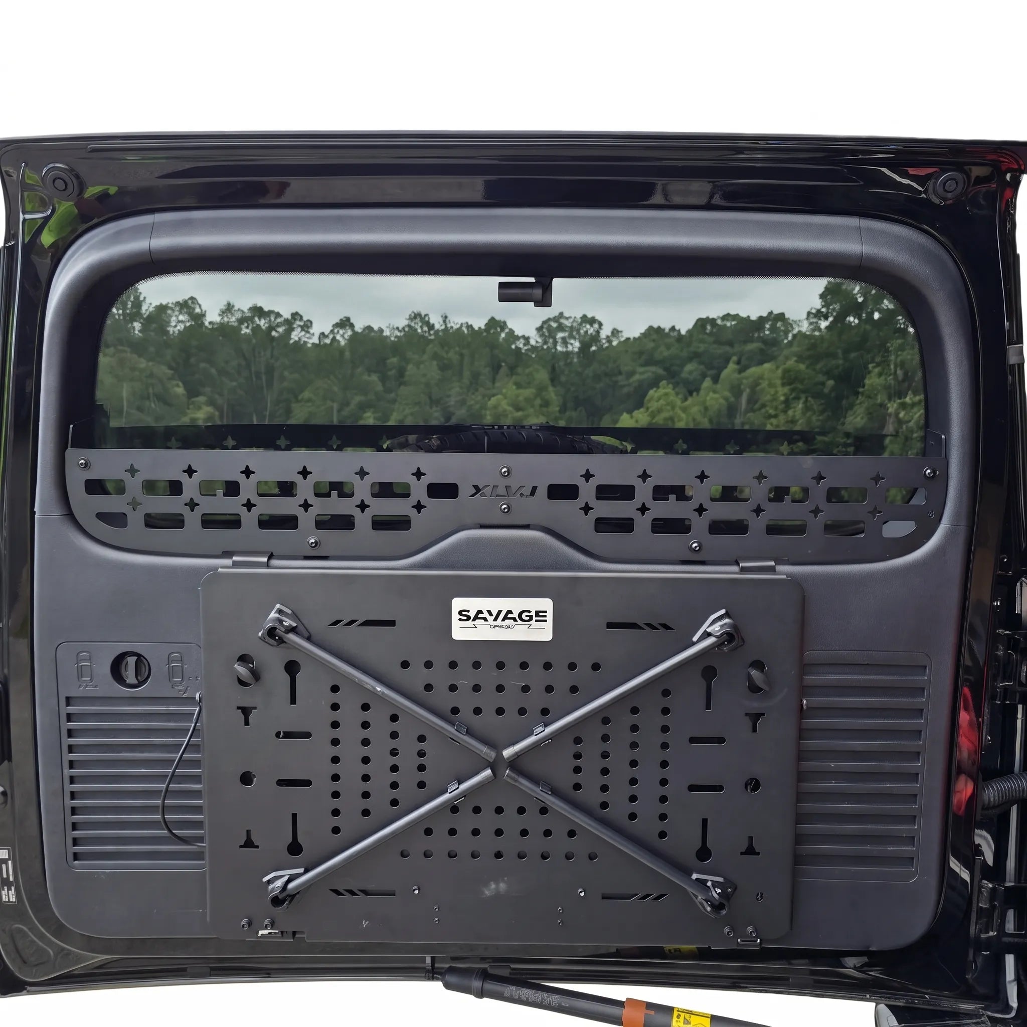 DENZA B8 TAILGATE TABLE WITH WINDOW STORAGE
