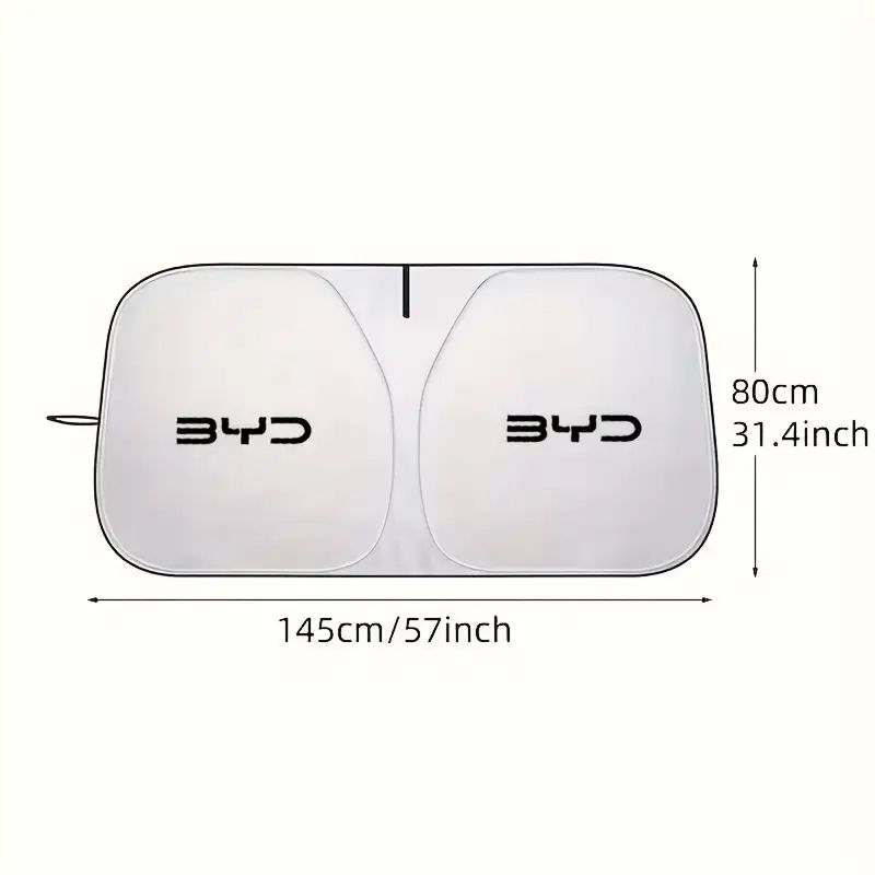 Foldable Windscreen Sunshade
