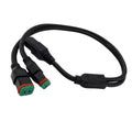 2-PIN DEUTSCH SPLITTER FOR SPOT LIGHTS & WORK LIGHTS Y ADAPTOR