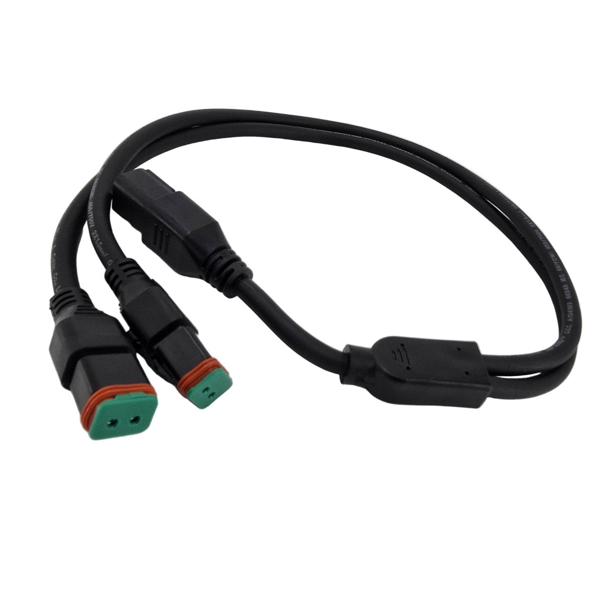 2-PIN DEUTSCH SPLITTER FOR SPOT LIGHTS & WORK LIGHTS Y ADAPTOR