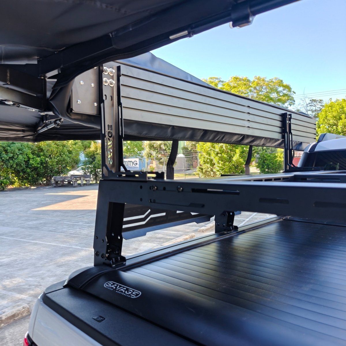 AWNING BRACKETS FOR FORTRESS TUB RACKS image 2