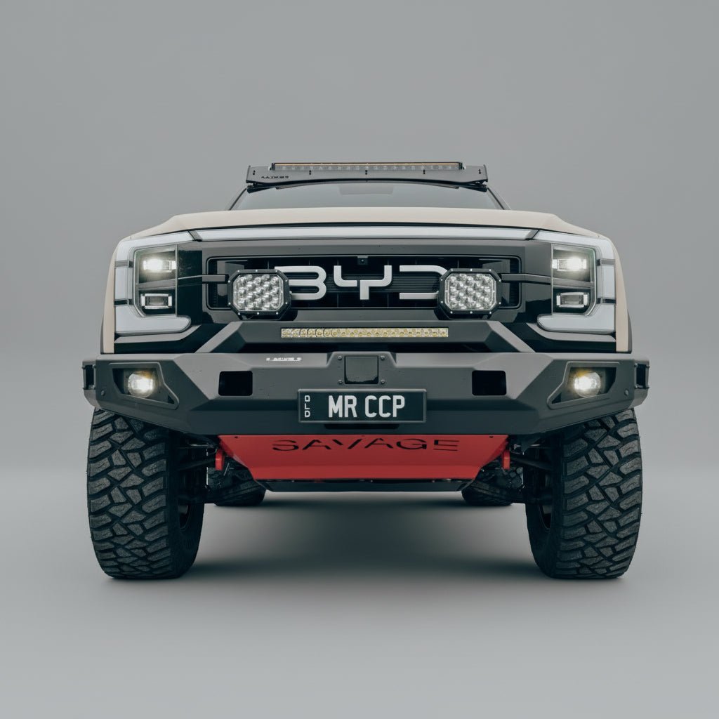 BYD SHARK 6 SAVAGE ATTACK HOOPLESS BULL BAR