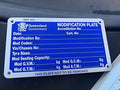 QLD MOD PLATE – LONG RANGE / AUXILIARY FUEL TANK