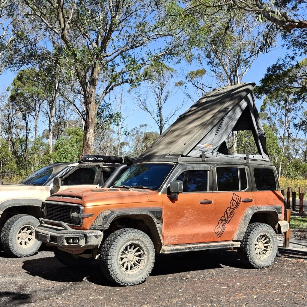 GWM TANK 300 SLIMLINE RACKLESS ROOFTOP TENT WITH LADDER image 9